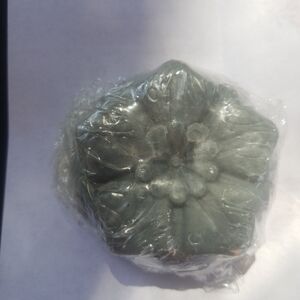 Elegant Gray Floral Home Accent